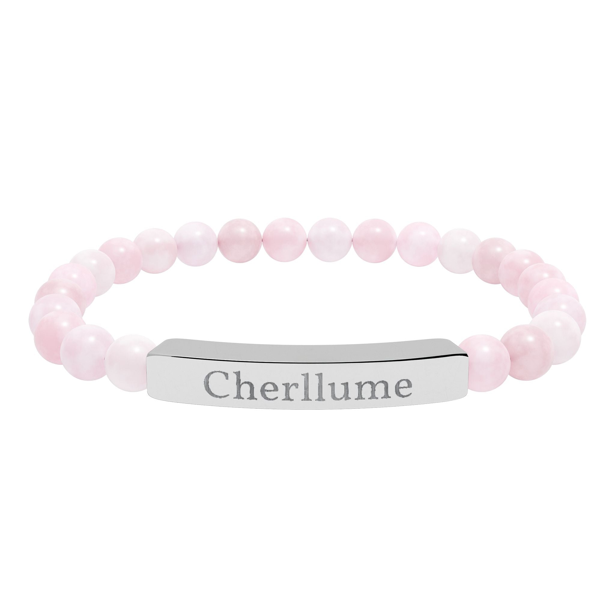Grounded in You — Engravable Stone Stretch Bracelet