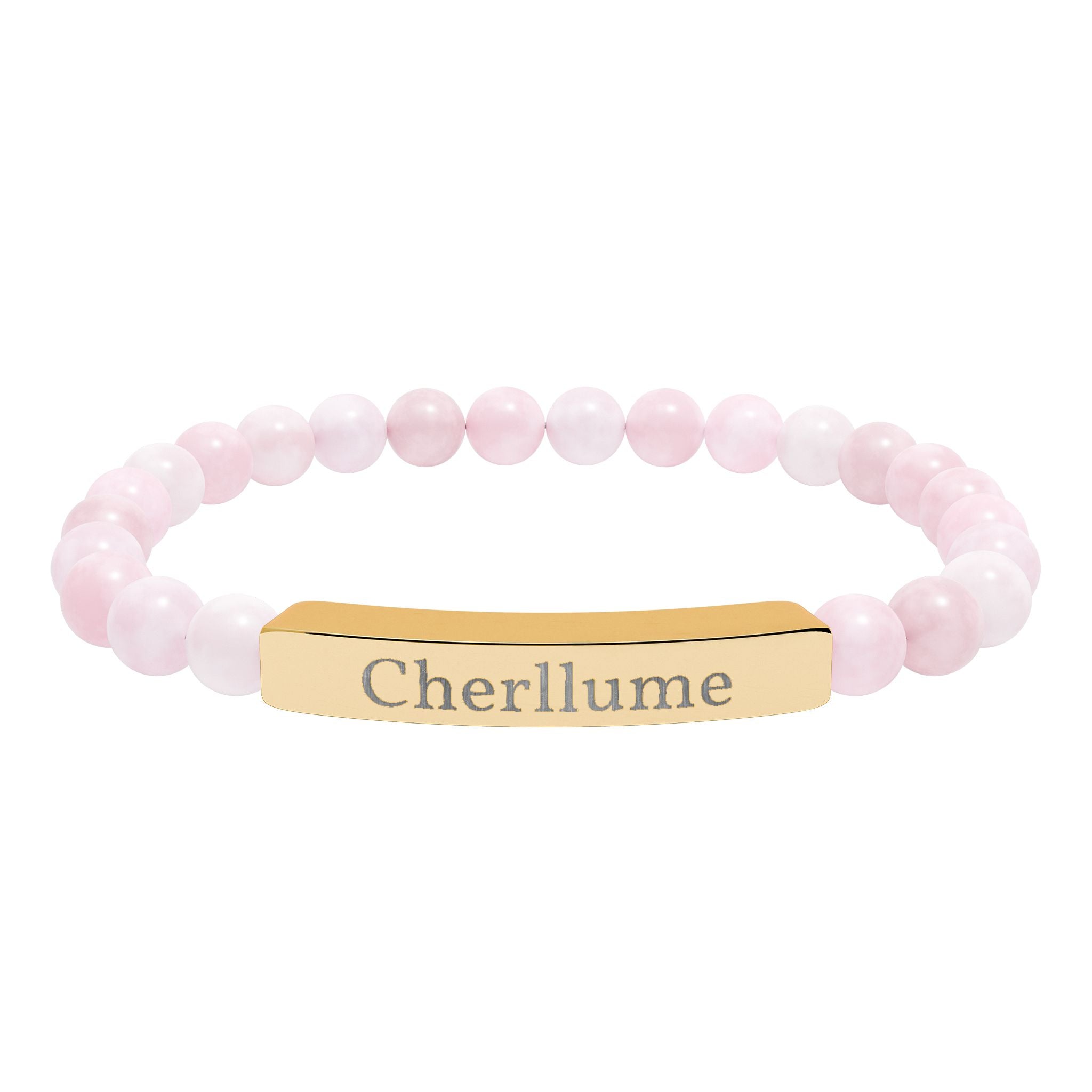 Grounded in You — Engravable Stone Stretch Bracelet