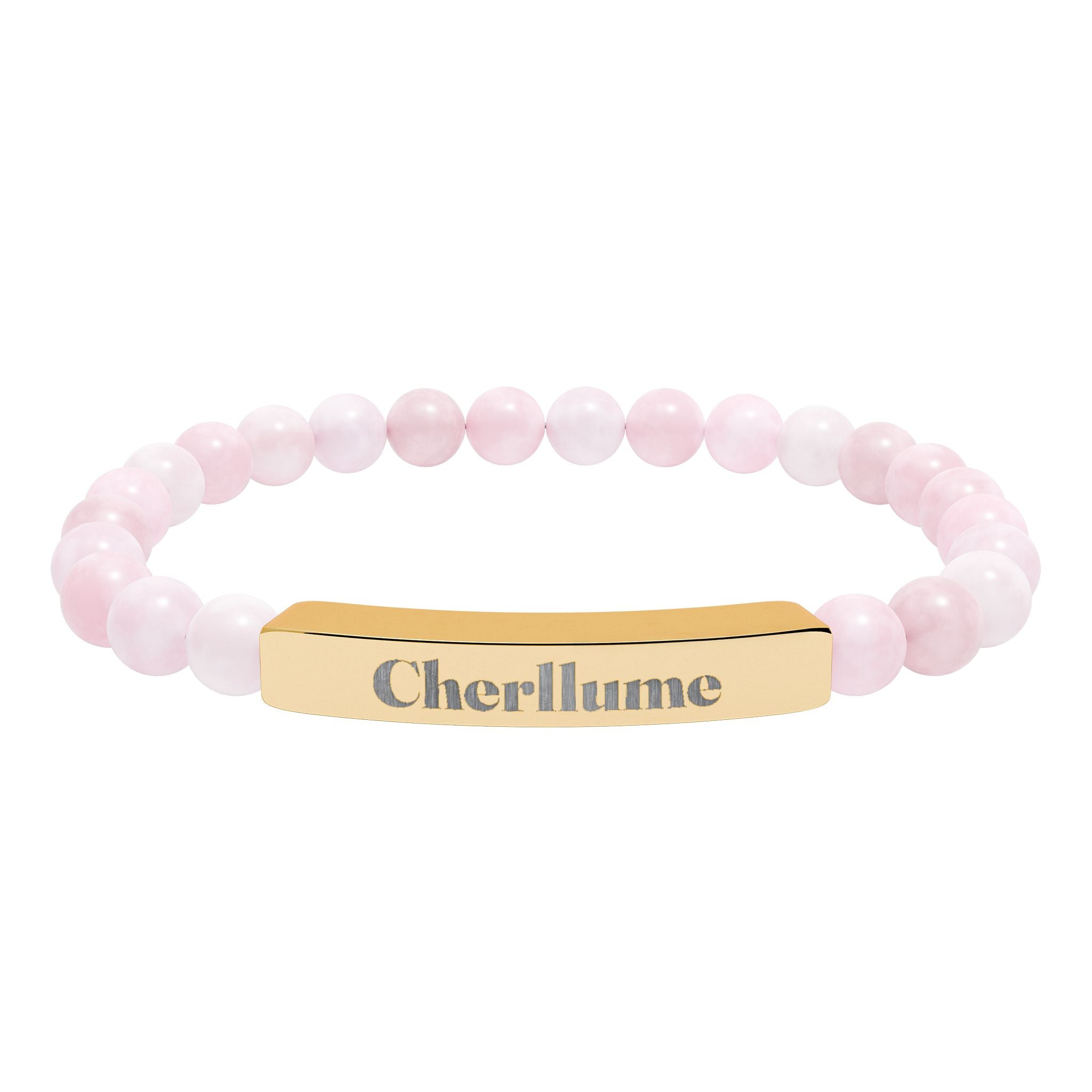Grounded in You — Engravable Stone Stretch Bracelet