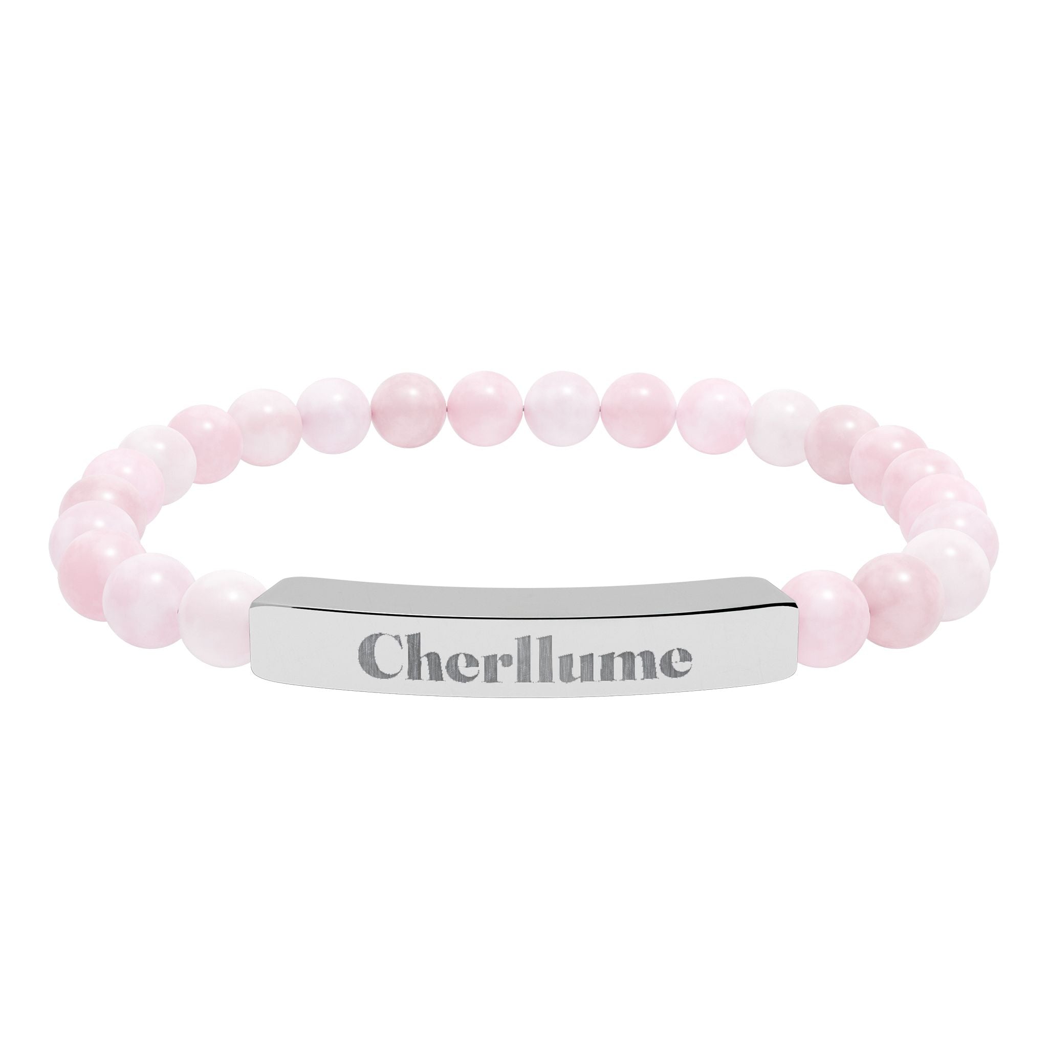 Grounded in You — Engravable Stone Stretch Bracelet