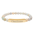 Grounded in You — Engravable Stone Stretch Bracelet