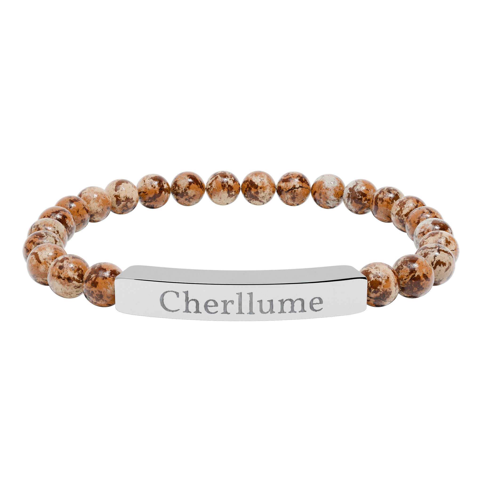 Grounded in You — Engravable Stone Stretch Bracelet