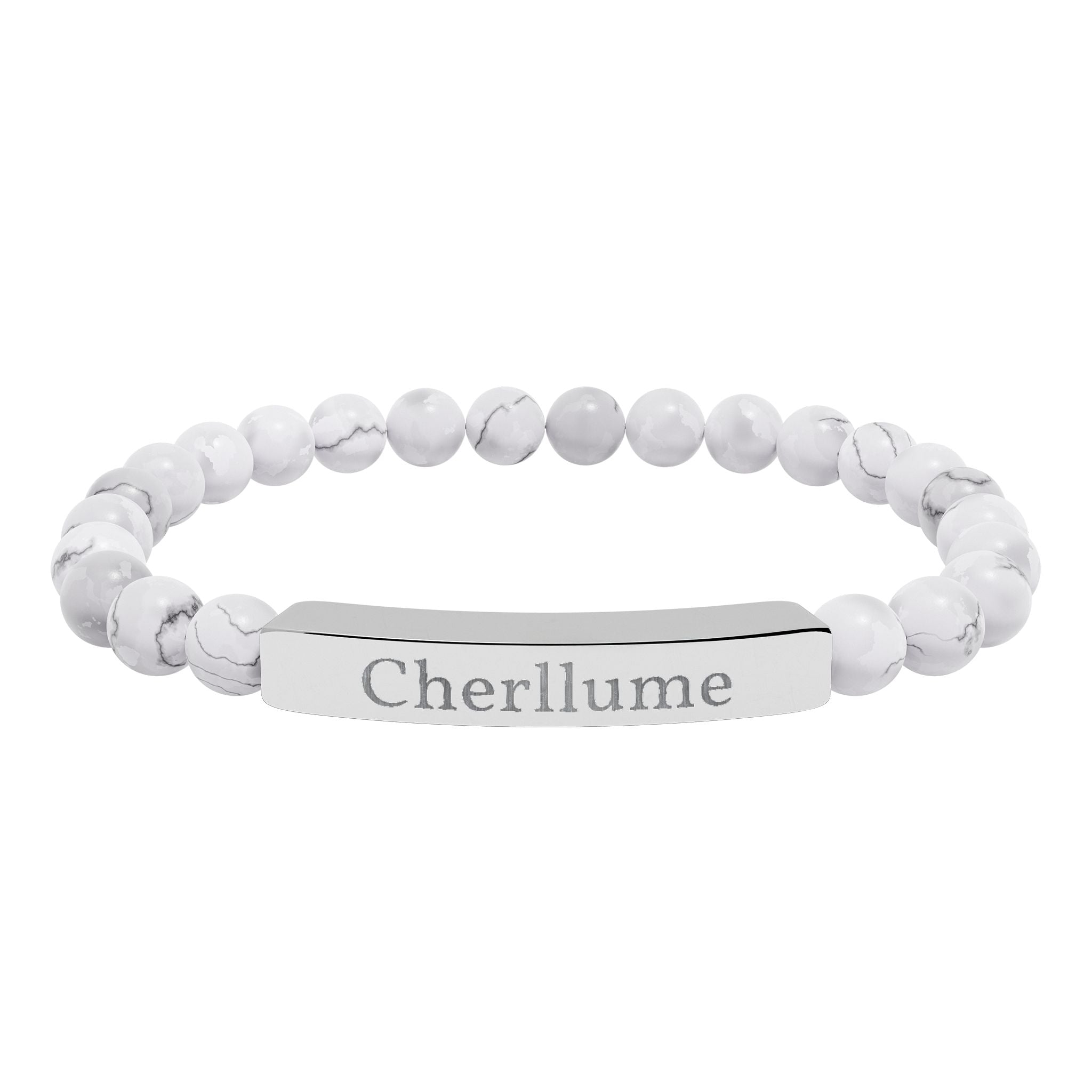 Grounded in You — Engravable Stone Stretch Bracelet