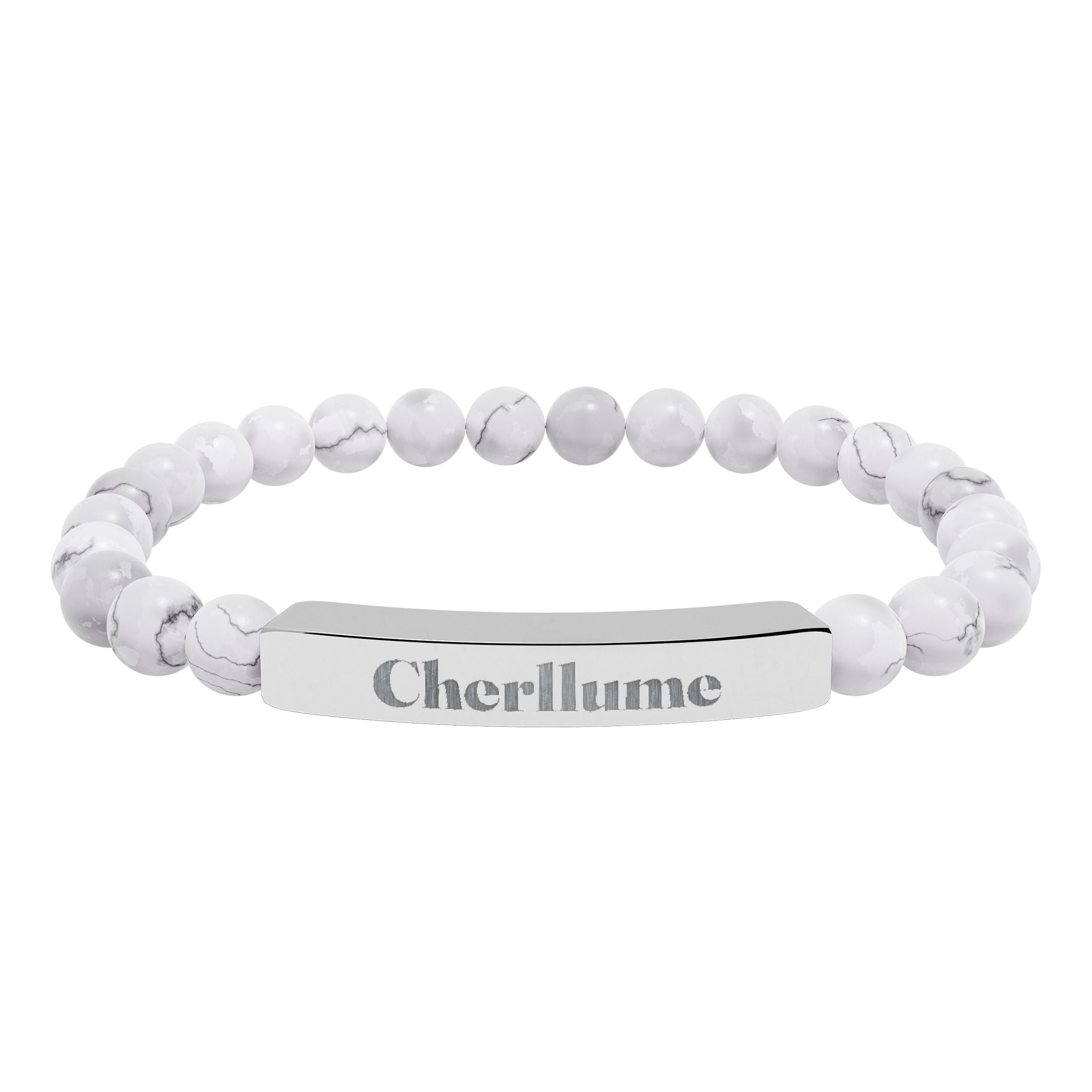 Grounded in You — Engravable Stone Stretch Bracelet