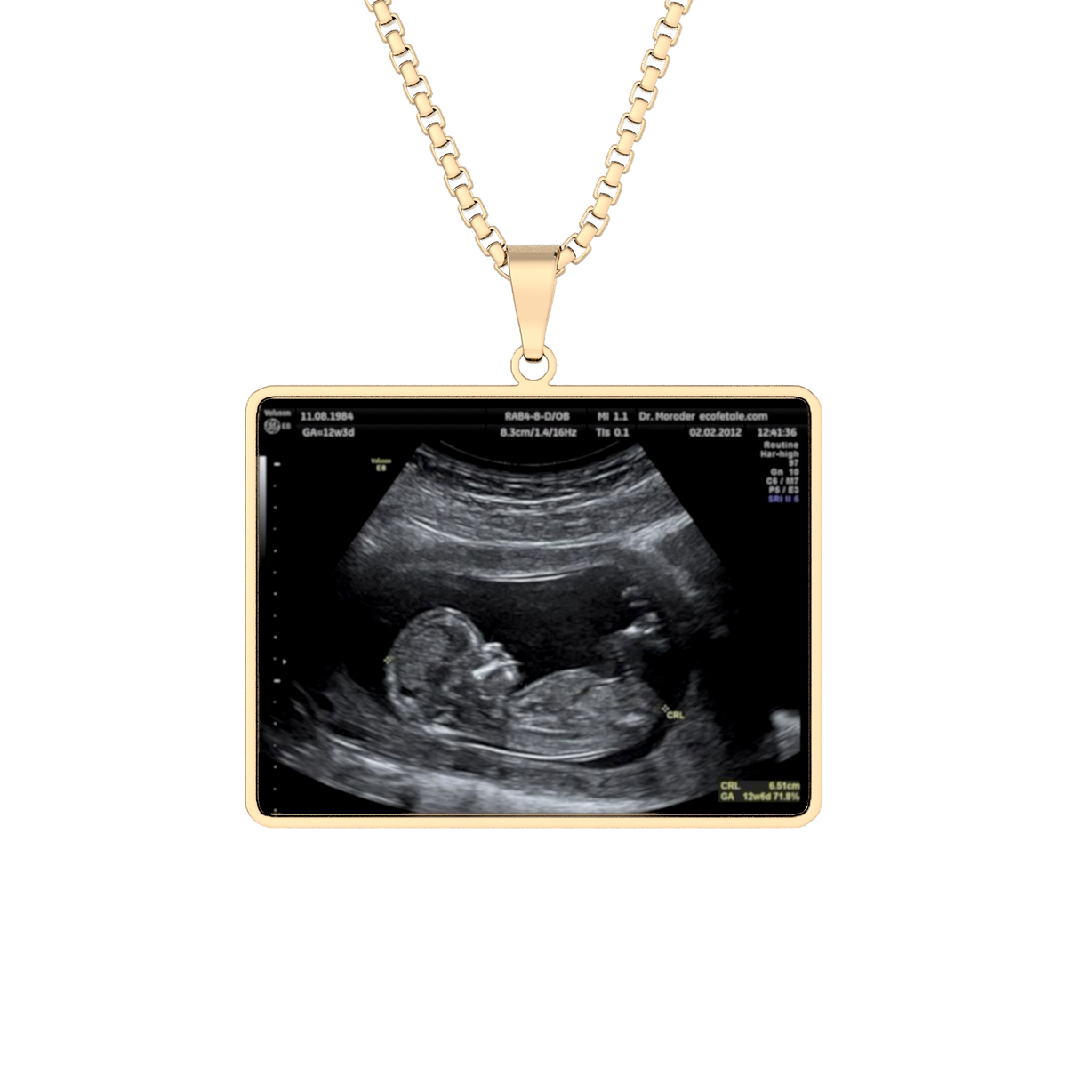 Custom Photo Necklace Pendant